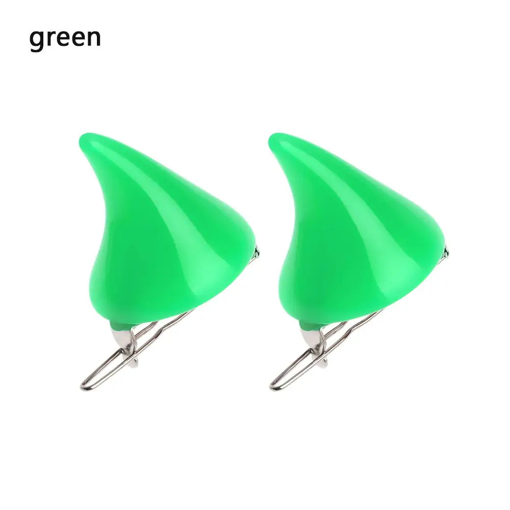 2-Pack Gothic Demon Horn Hair Clips | Halloween Cosplay Pins Gothic Hair Clips QXL green