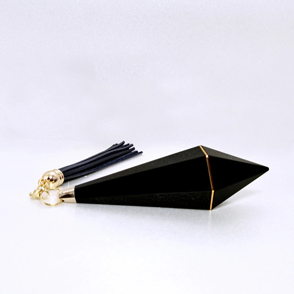 10-Pack Diamond Empty Lipstick Tubes 12.1mm | DIY Lip Balm Lipstick Tube Container QXL Black