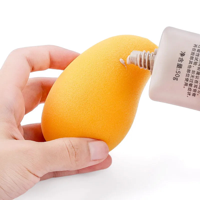Mango Shape Makeup Sponge | Foundation & Concealer Blender Makeup Sponge QXL