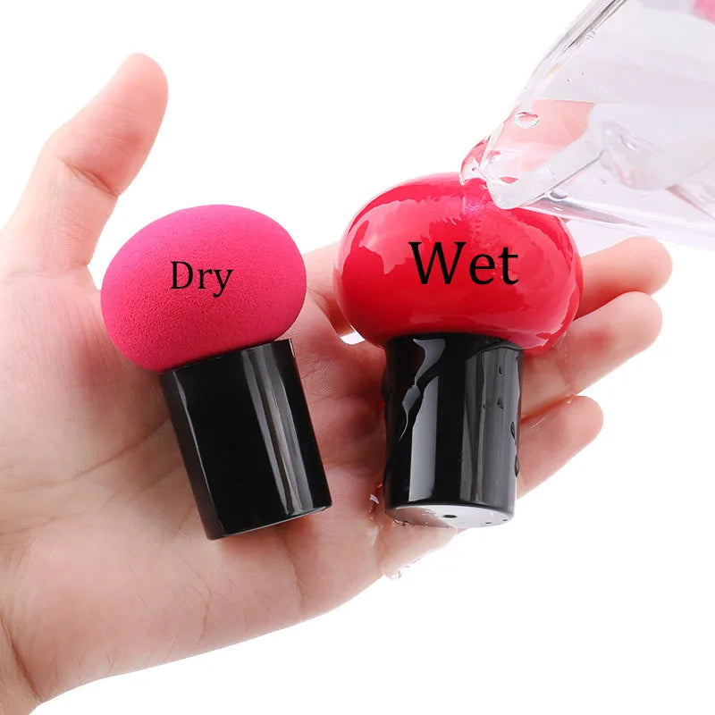 HMQ Mushroom Head Makeup Sponge Puff | Latex-Free Blender Makeup Sponge Puff QXL
