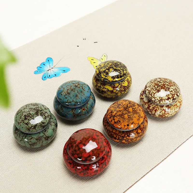24ml Mini Ceramic Jar | Travel Cosmetic & Storage Container Ceramic Cosmetic Jar QXL