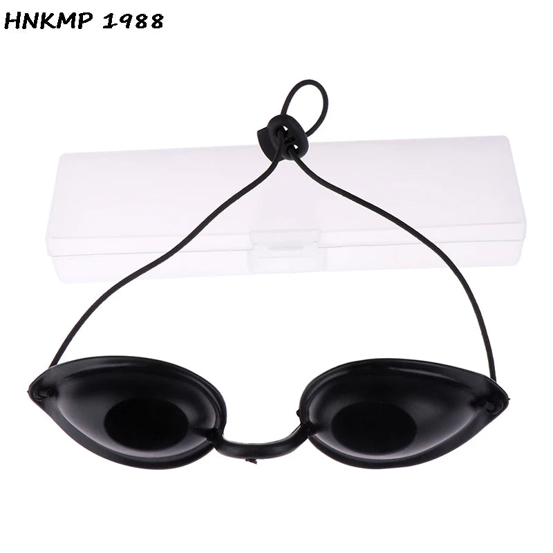 UV Tanning Goggles | Soft Silicone Sun Eye Shield – Black Tanning Goggles QXL