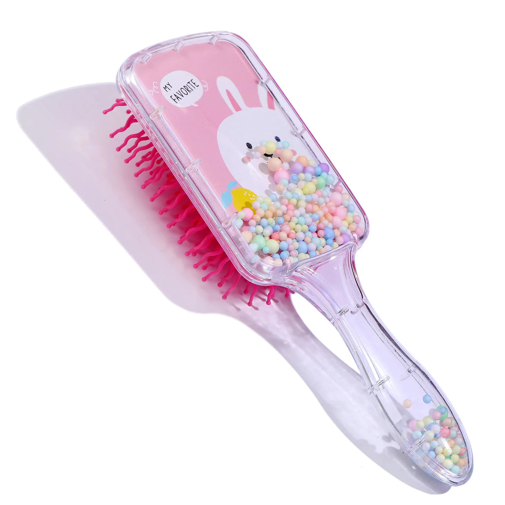 Kids Detangling Hair Brush – Cartoon Daisy & Rabbit Comb Kids Hair Brush QXL 1821-rabbit