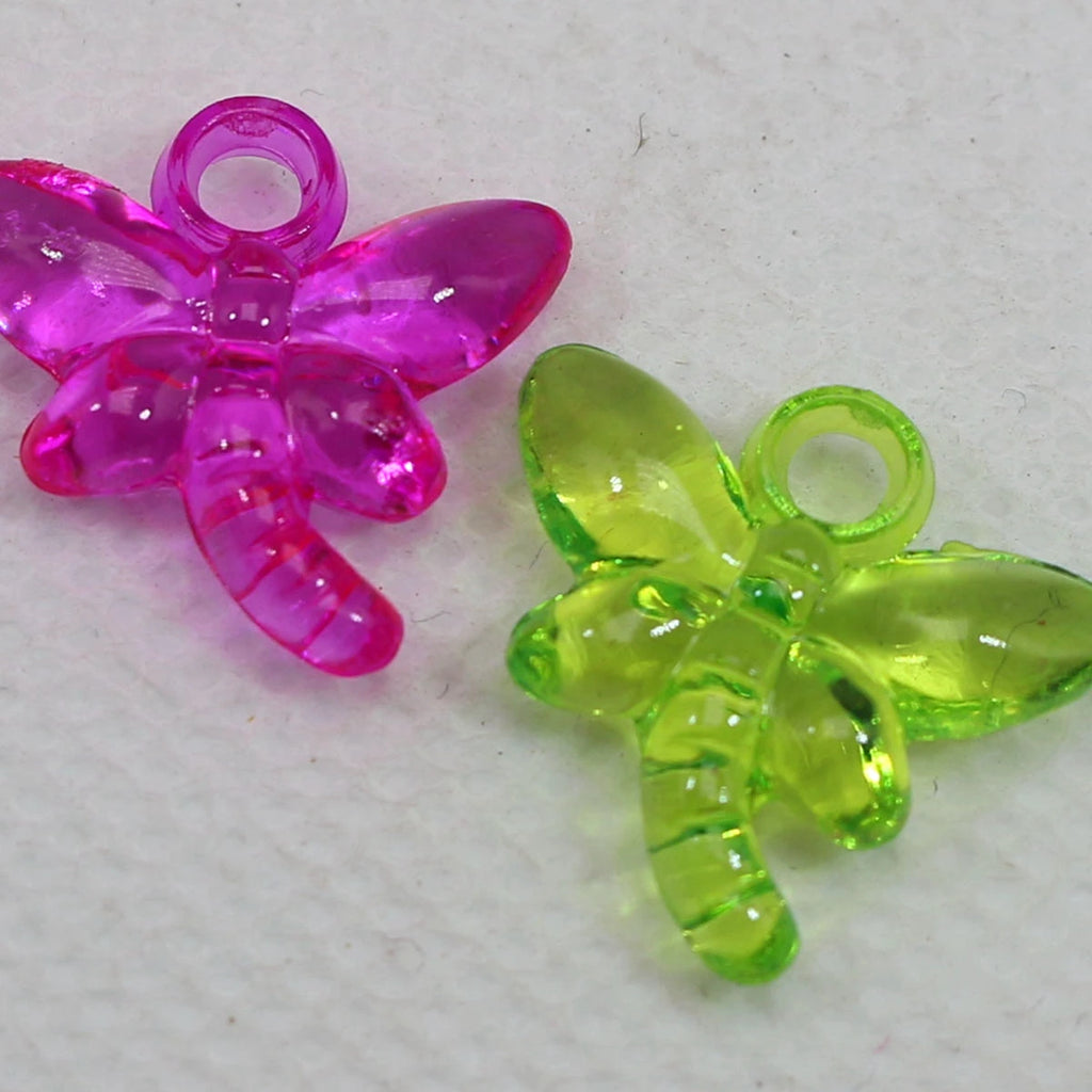 100 Mixed Acrylic Animal Charm Pendants – Cat, Bear & More Acrylic Charm Pendants QXL