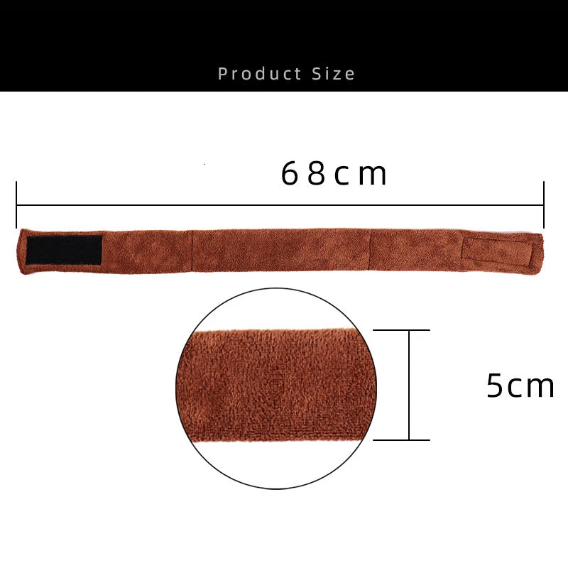 Adjustable Microfiber Spa & Makeup Headband | Face Wash Wrap Spa Makeup Headband QXL