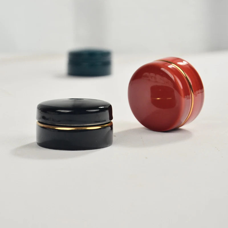 7ml Vintage Ceramic Cosmetic Jar | Cream, Lip Balm & Eyeshadow Pot Ceramic Cosmetic Jar QXL