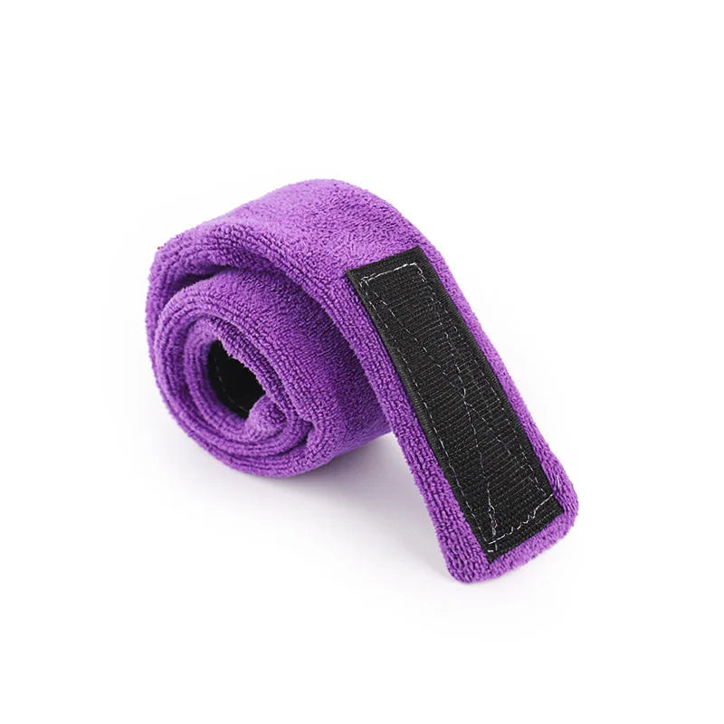 Adjustable Microfiber Spa & Makeup Headband | Face Wash Wrap Spa Makeup Headband QXL Purple