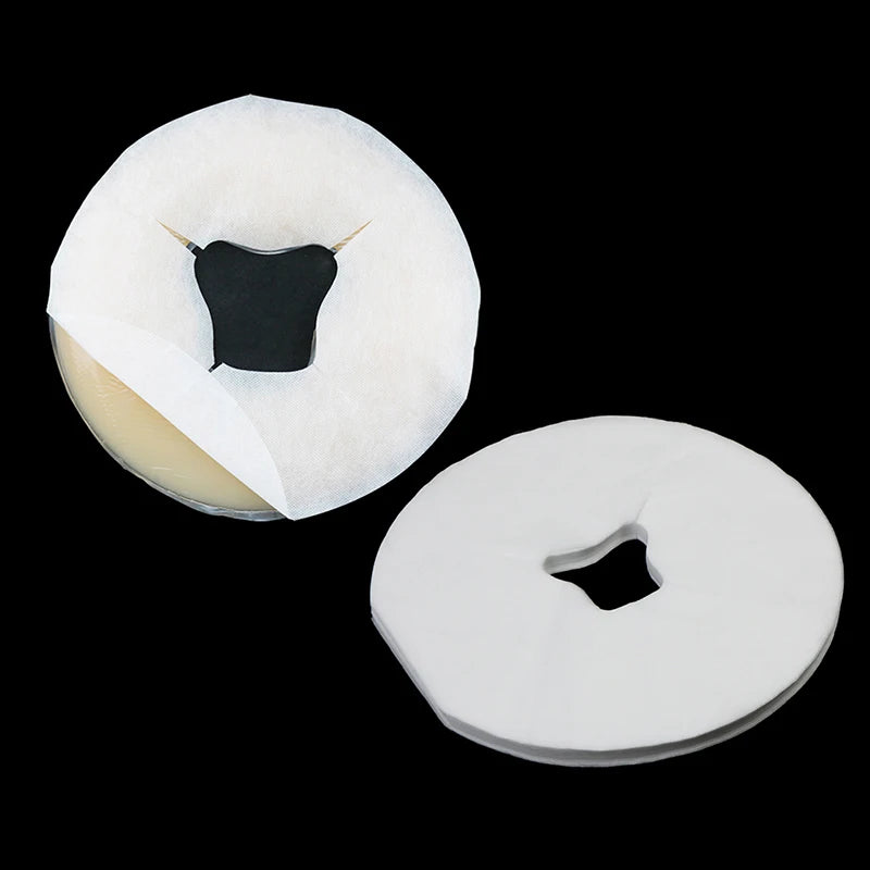 100-Pack Disposable Non-Woven Face Cradle Headrest Covers Disposable Headrest Covers QXL