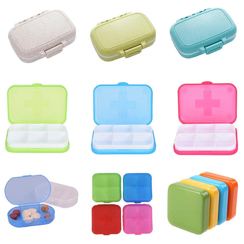 Portable Pill Organizer Travel Case | Tablet & Candy Box Pill Organizer Case QXL