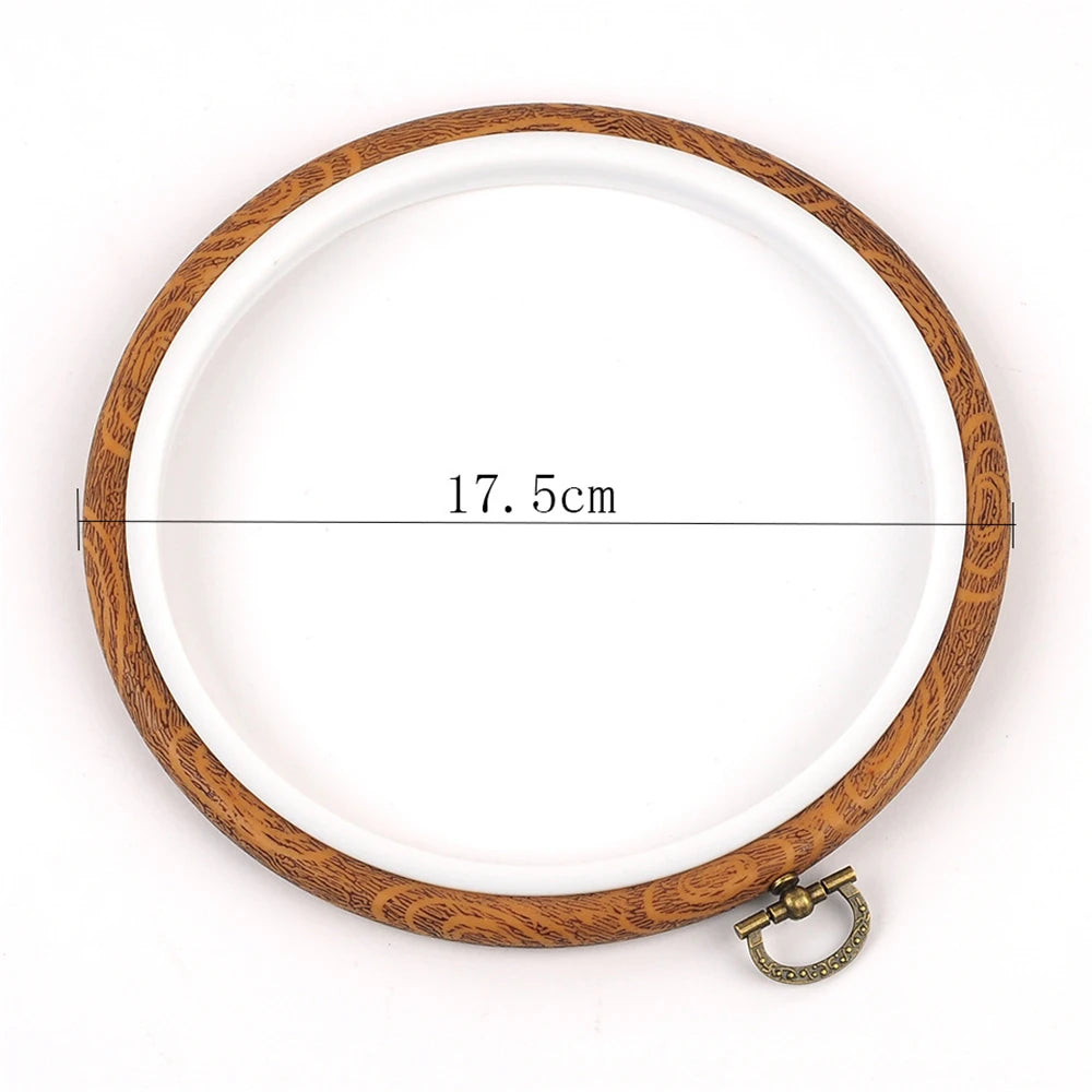 Bamboo Embroidery Hoop Desktop Stand | 360° Adjustable Frame Embroidery Frame Stand QXL B