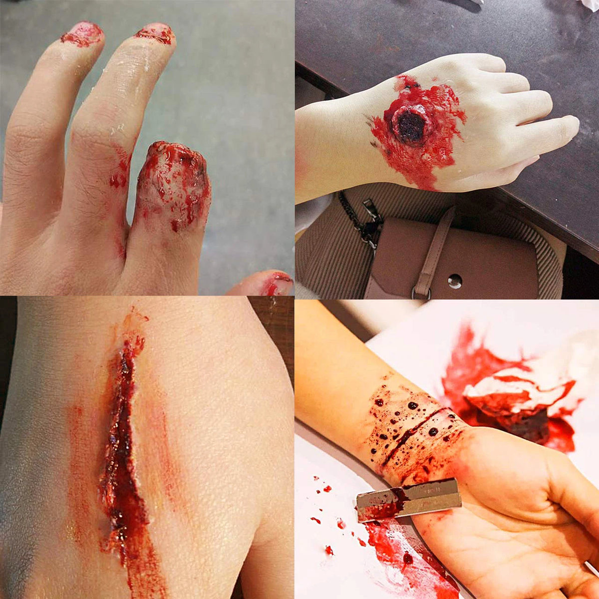 VERONNI Scar Wax SFX Makeup | Halloween Wound Body Paint SFX Makeup Wax QXL