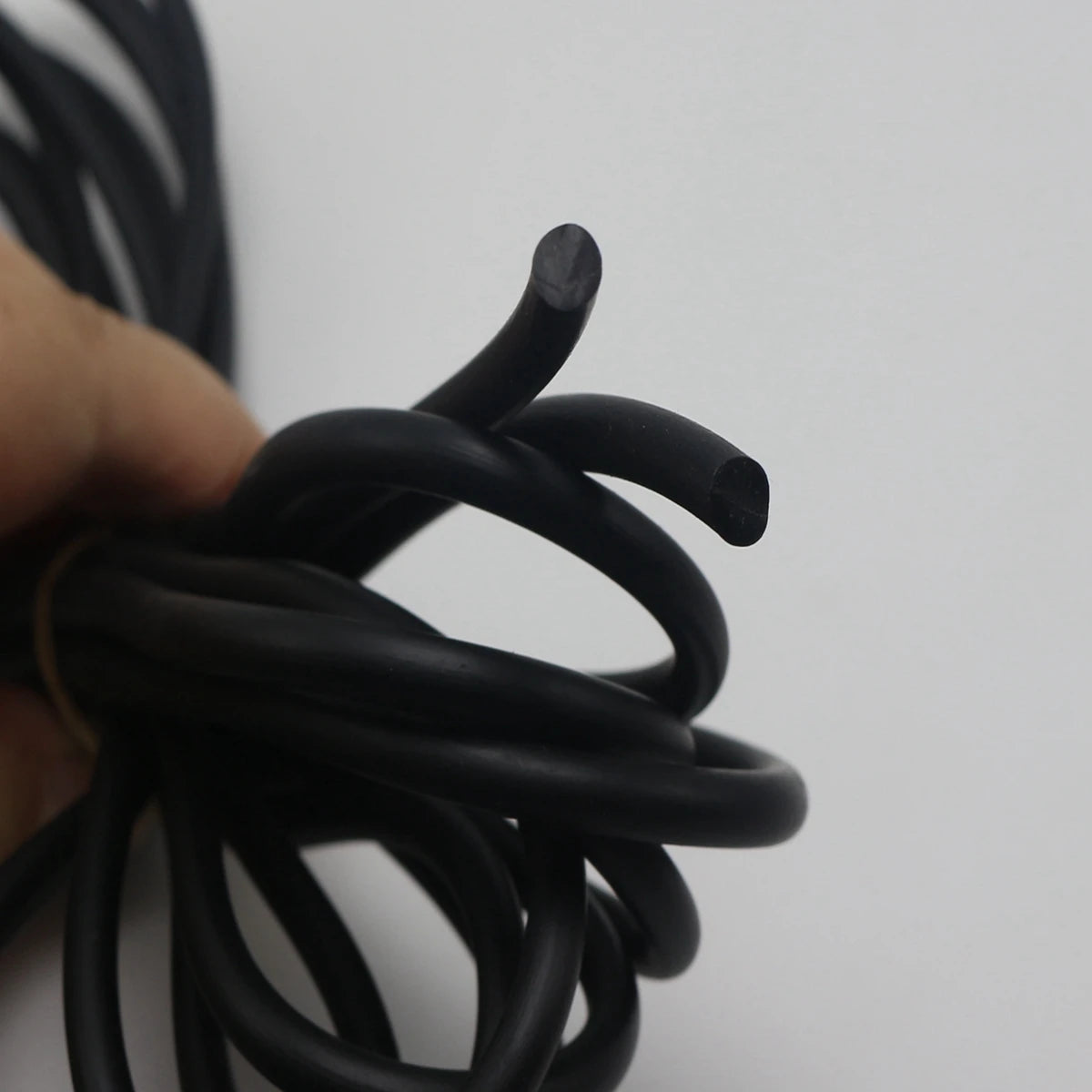 5m Black 5mm Rubber Jewelry Cord – Latex-Free Craft String Jewelry Craft Cord QXL
