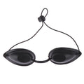 UV Tanning Goggles | Soft Silicone Sun Eye Shield – Black Tanning Goggles QXL 1pc as shown