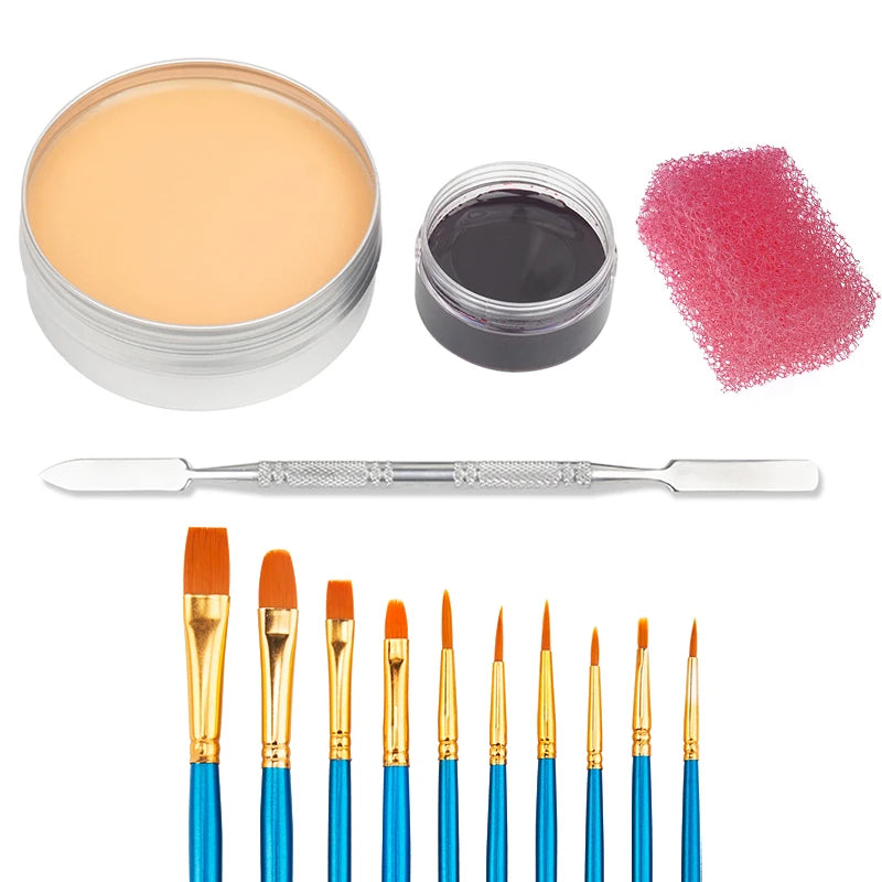 VERONNI SFX Halloween Wound Scar Wax Makeup Kit & Body Paint SFX Makeup Kit QXL