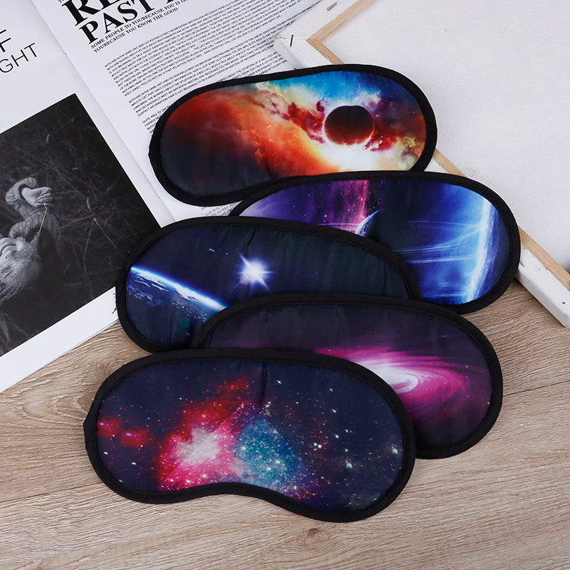 Satin Galaxy 3D Sleep Eye Mask – Travel & Kids Eye Cover Sleep Eye Mask QXL
