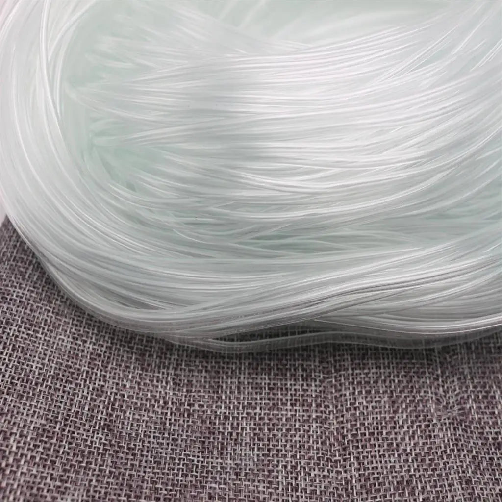 10m Transparent 2mm Hollow Rubber Tubing | Jewelry Cord Cover Jewelry Cord Tubing QXL