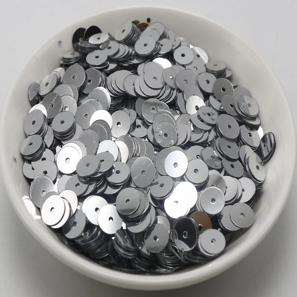 60g Flat Round Loose Sequins 5–12mm | Paillettes for Sewing Craft Sequins QXL