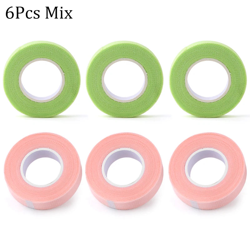 Eyelash Extension Tape | Breathable Non-Woven Under Eye Patches Lash Extension Tape QXL Green 3pc Pink 3pc