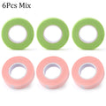 Eyelash Extension Tape | Breathable Under Eye Patches Lash Extension Tape QXL 6pcs Green Pink