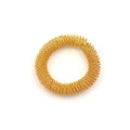 Stainless Steel Wrist Acupressure Massage Ring | Unisex Acupressure Massage Ring QXL Gold