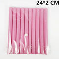 10-Pack Flexible Foam Hair Curling Rods | No-Heat Rollers Set Foam Hair Rollers QXL 10 Pcs A1