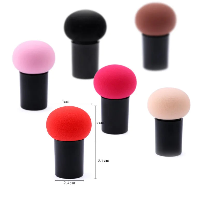 HMQ Mushroom Head Makeup Sponge Puff | Latex-Free Blender Makeup Sponge Puff QXL