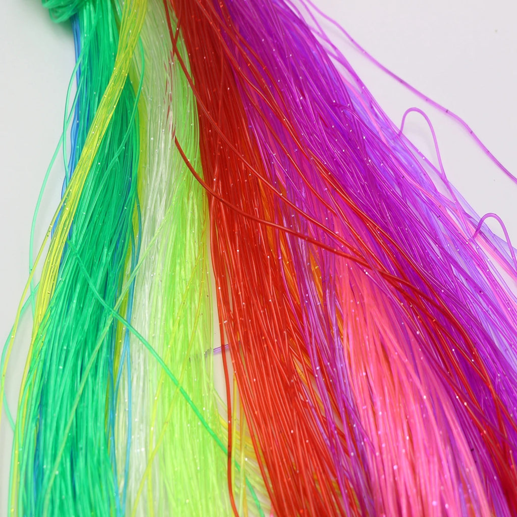 50m Mixed Color 0.8mm PVC Braided Beading Jewelry Cord Beading Jewelry Cord QXL