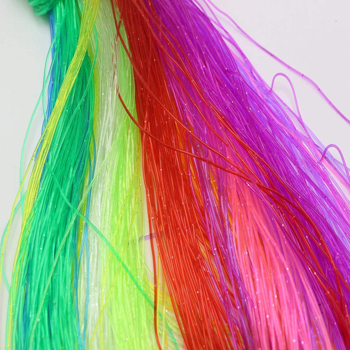 50m Mixed Color 0.8mm PVC Braided Beading Jewelry Cord Beading Jewelry Cord QXL