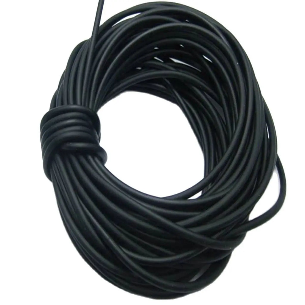 Black 3mm Rubber Cord 5.5 Yards | Jewelry & Necklace Making Jewelry Making Cord QXL