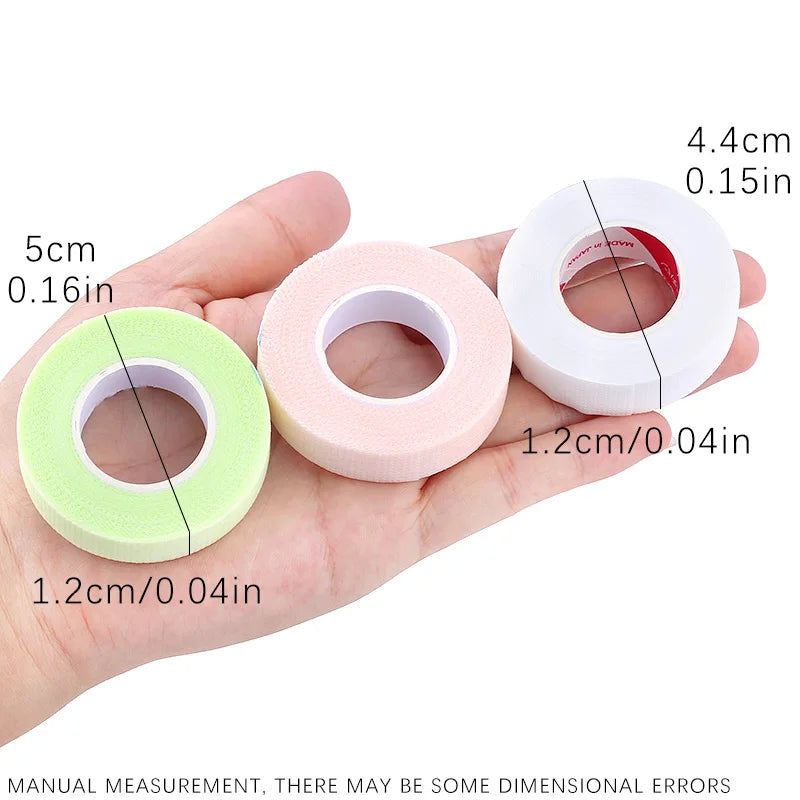 Breathable Eyelash Extension Tape | White Silk Under-Eye Patches Lash Extension Tape QXL