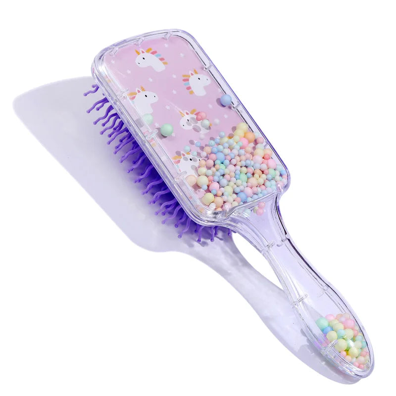 Kids Detangling Hair Brush – Cartoon Daisy & Rabbit Comb Kids Hair Brush QXL