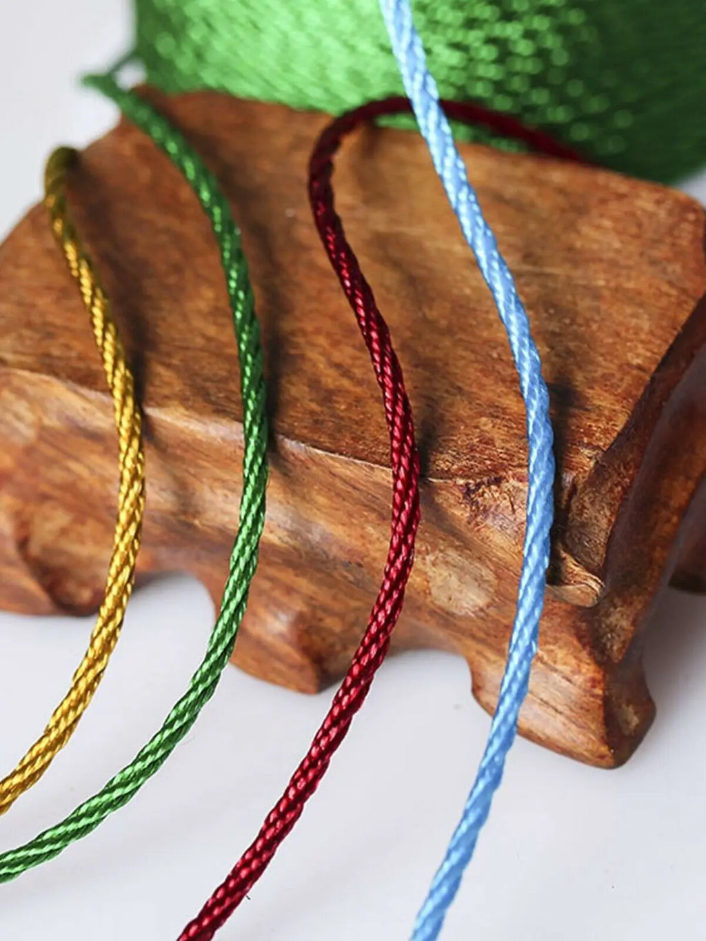 10m Nylon Braided Satin Cord 2mm | Chinese Knotting String Craft Braided Cord QXL