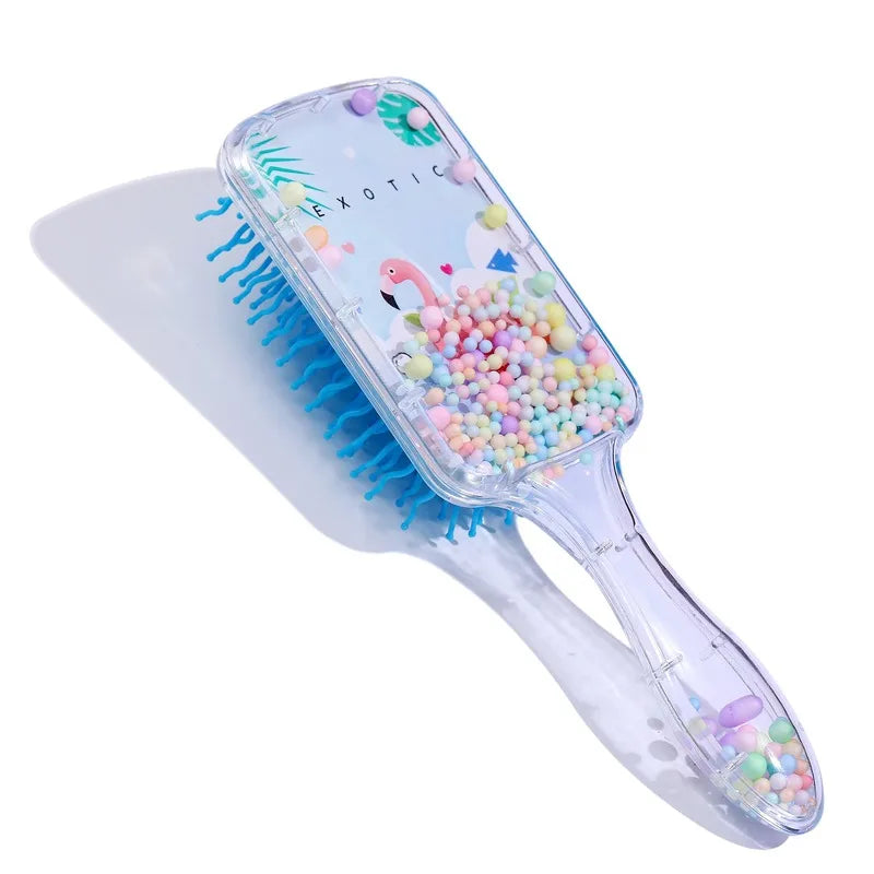 Kids Detangling Hair Brush – Cartoon Daisy & Rabbit Comb Kids Hair Brush QXL