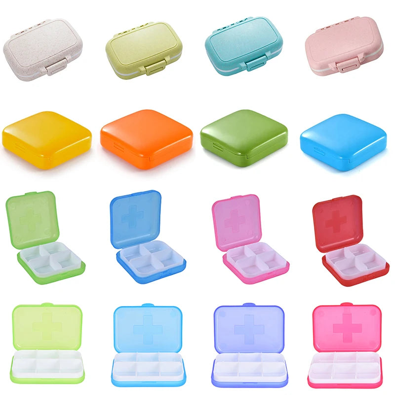 Portable Pill Organizer Travel Case | Tablet & Candy Box Pill Organizer Case QXL