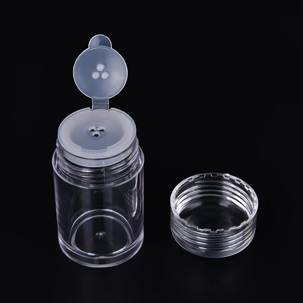 10ml Refillable Nail Glitter Powder Jar with Sifter Lid Nail Powder Jar QXL