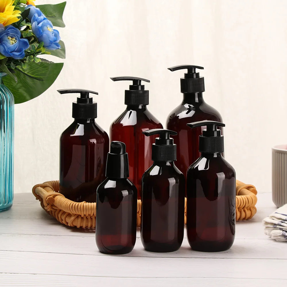 Refillable Pump Dispenser Bottles 100–500ml | Soap & Shampoo Refillable Pump Bottle QXL