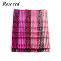 24-Pack Glitter Wavy Bobby Pins | Candy Color Barrettes Set Hair Clips Set QXL rose red