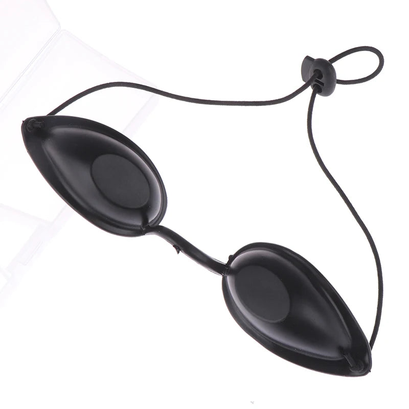 UV Tanning Goggles | Soft Silicone Sun Eye Shield – Black Tanning Goggles QXL