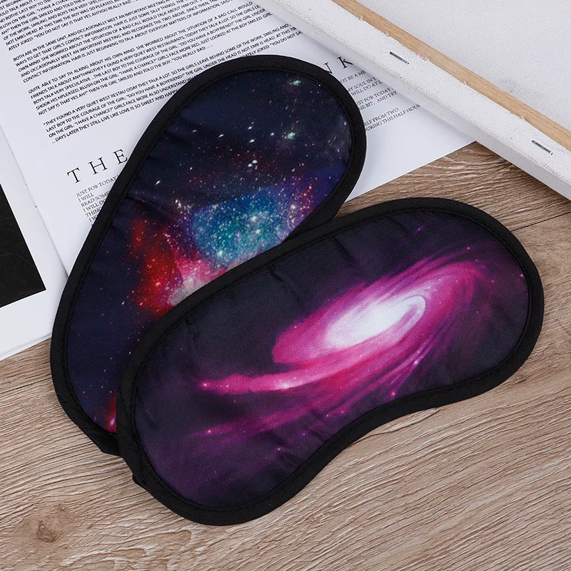 Satin Galaxy 3D Sleep Eye Mask – Travel & Kids Eye Cover Sleep Eye Mask QXL