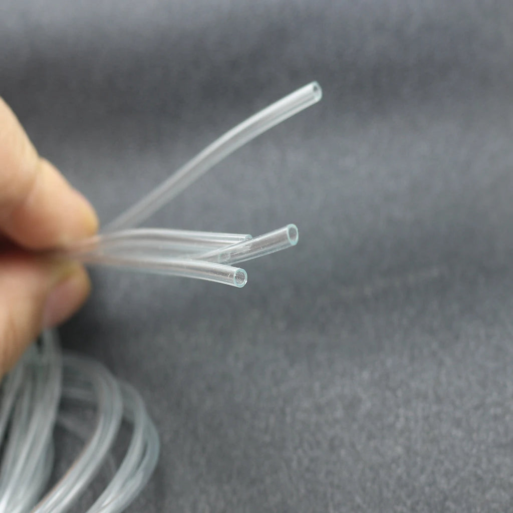 10m Transparent 2mm Hollow Rubber Tubing | Jewelry Cord Cover Jewelry Cord Tubing QXL