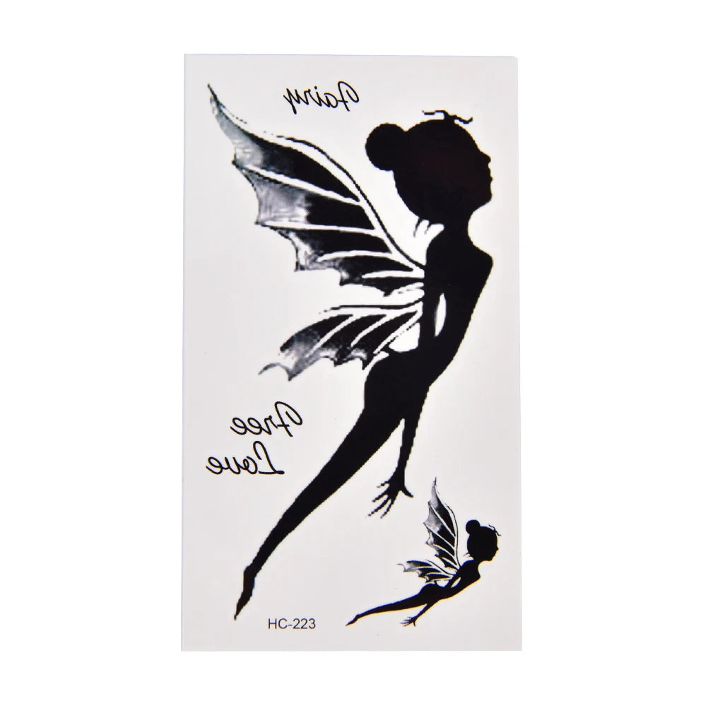 Butterfly Temporary Tattoo Sticker | Waterproof Body Art Temporary Tattoo QXL as picture
