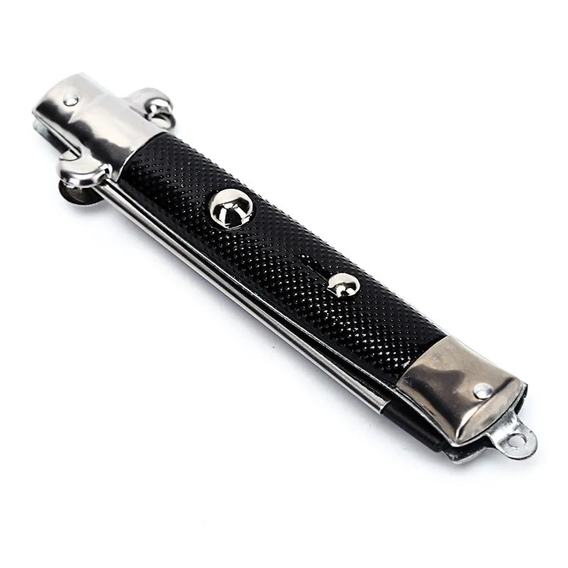 Foldable Butterfly Knife Comb | Pocket Flip Hair Comb Black Folding Pocket Comb QXL