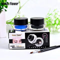 Music Flower Gel Eyeliner Set | Black & Brown Waterproof Duo Gel Eyeliner Set QXL Black And Blue