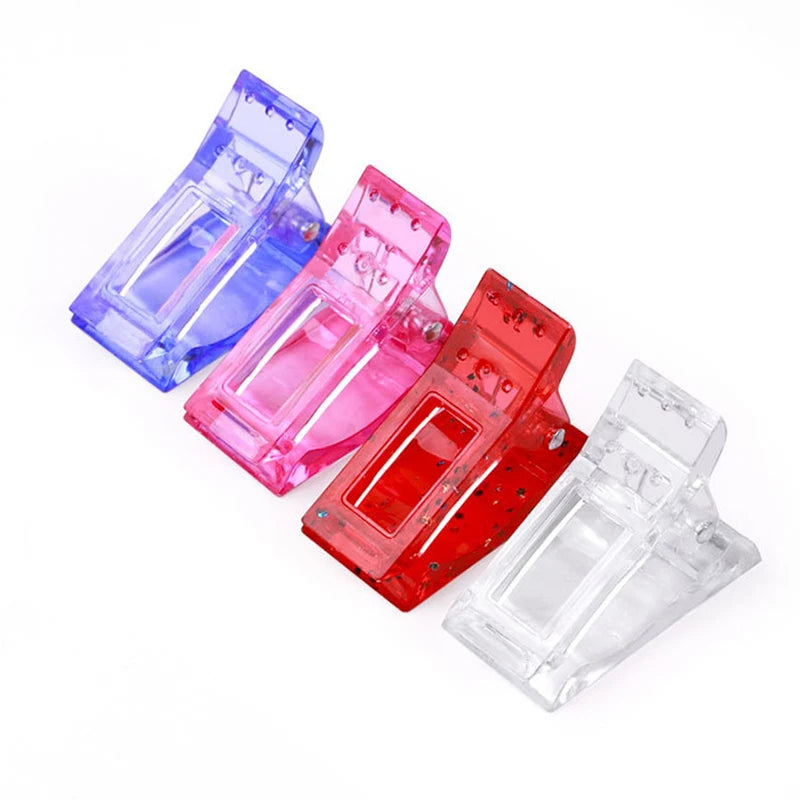 Nail Extension Clip Tips | UV Gel Builder Tool 1/5/10 Pcs Nail Extension Clips QXL