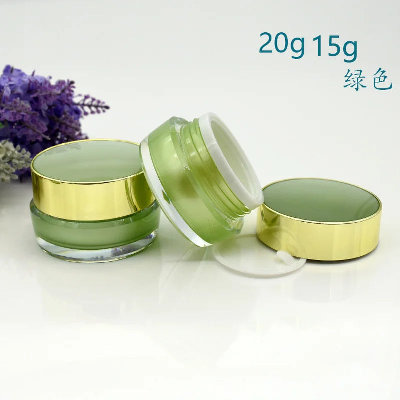 5g–50g Refillable Cosmetic Cream Jar | Pink, Purple, Gold, White Cosmetic Cream Jar QXL