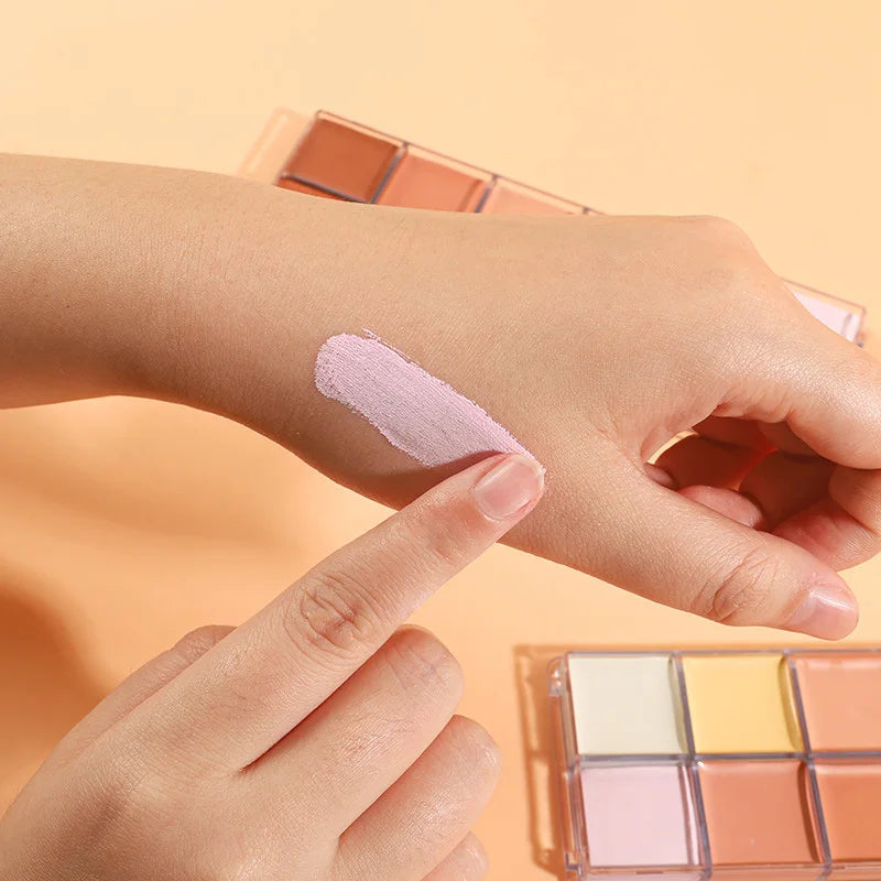VERONNI 12-Color Concealer Palette | Cream Contour & Cover Concealer Palette QXL