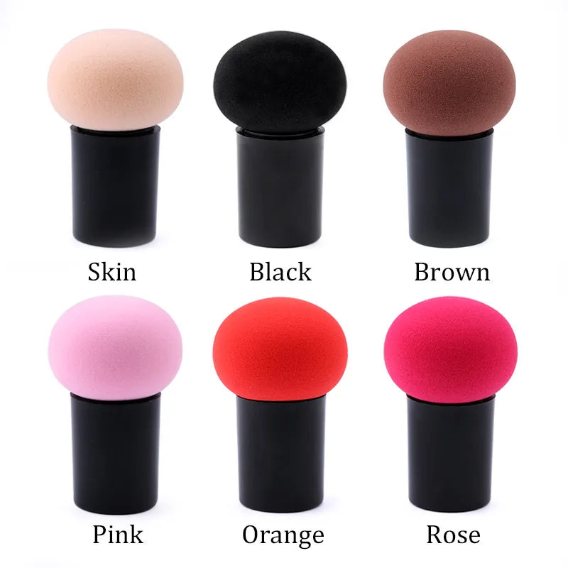 HMQ Mushroom Head Makeup Sponge Puff | Latex-Free Blender Makeup Sponge Puff QXL