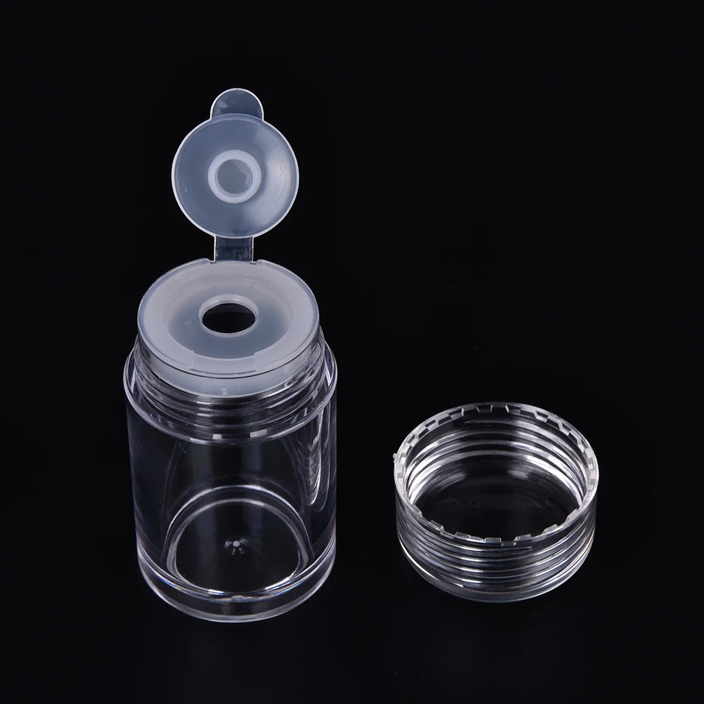 10ml Refillable Nail Glitter Powder Jar with Sifter Lid Nail Powder Jar QXL as picture