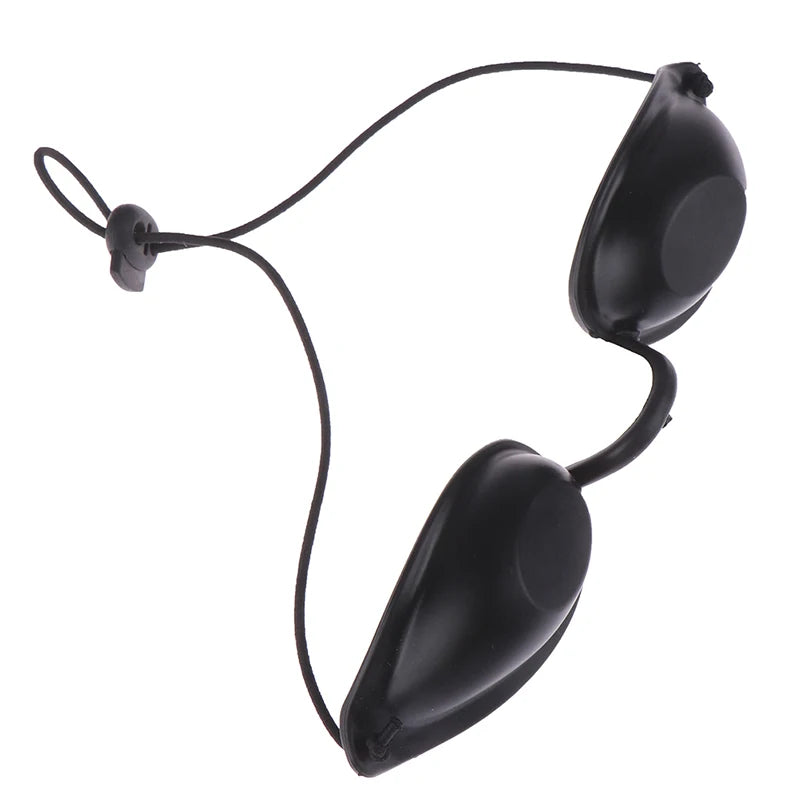 UV Tanning Goggles | Soft Silicone Sun Eye Shield – Black Tanning Goggles QXL
