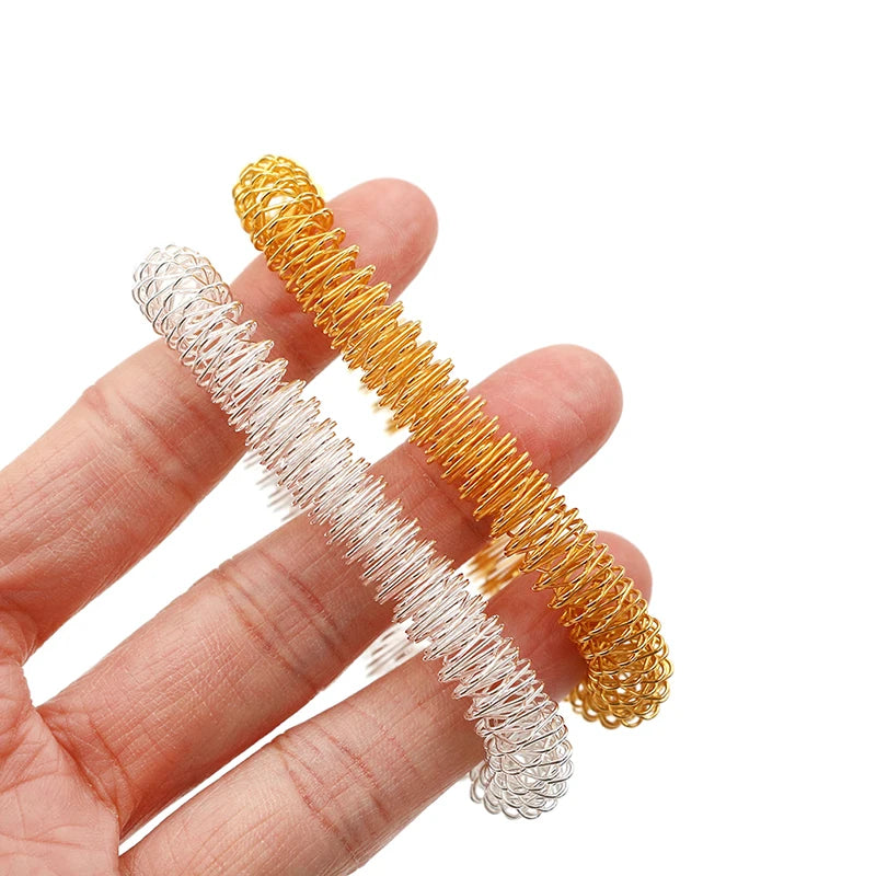 Stainless Steel Wrist Acupressure Massage Ring | Unisex Acupressure Massage Ring QXL